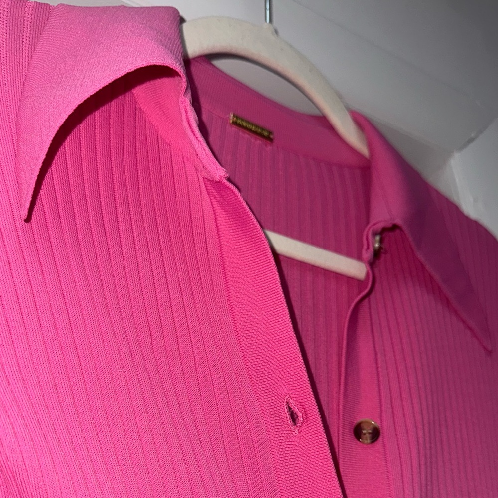 Dodo Bar Or Pink Ella Ribbed Dress - XS - Picture 9 of 9